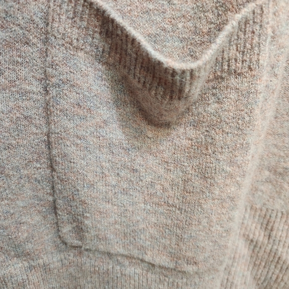 Madewell Kent Wool/Alpaca Blend Cardigan Sweater In Heather Carnation Size Small - Picture 5 of 9